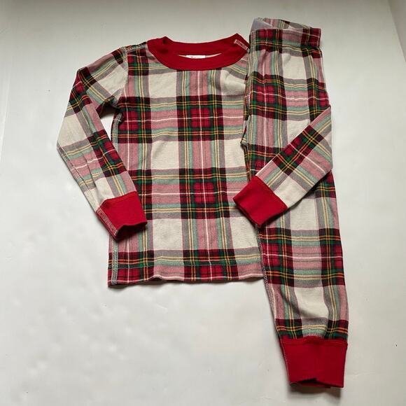 Hanna Andersson Plaid Christmas Long Sleeve Pjs Pajamas - Picture 1 of 5